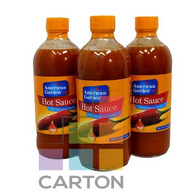 AMERICAN GARDEN HOT SAUCE LOUSIANA STYLE 3*473ML